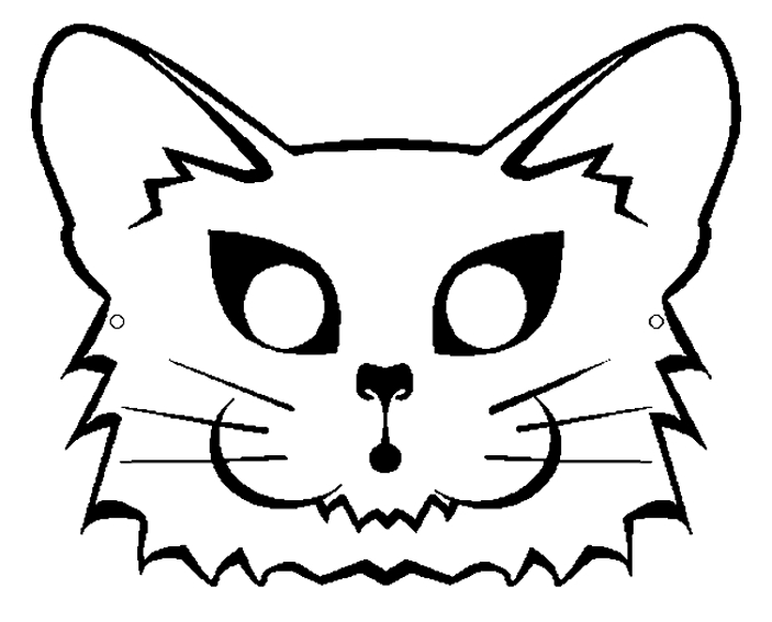 Coloriage d'un masque original avec motifs variés
