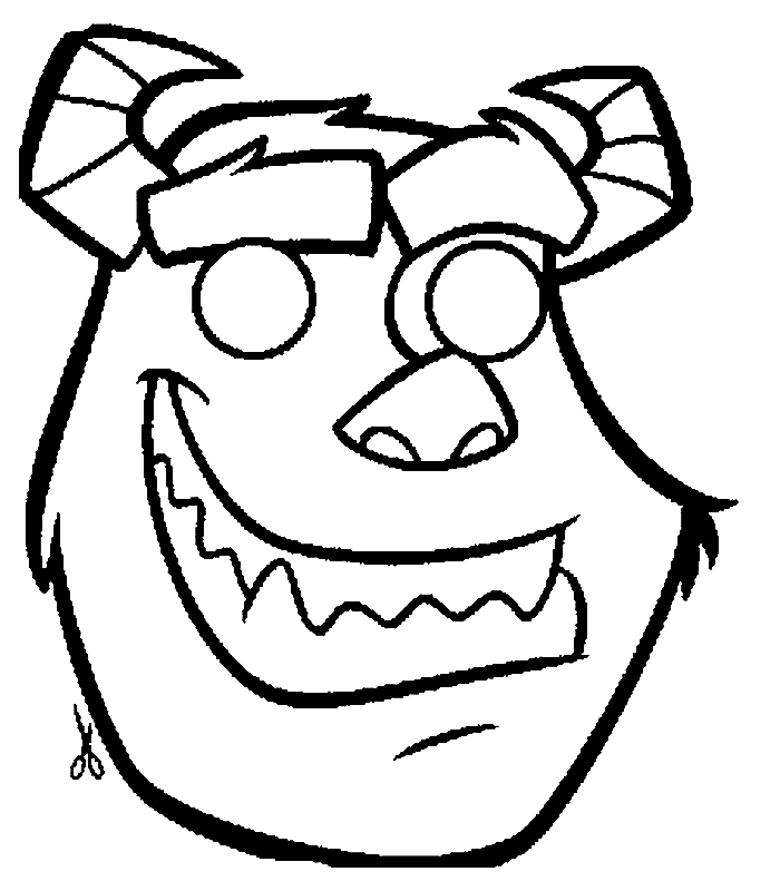 Coloriage d'un masque original avec motifs variés et expressifs