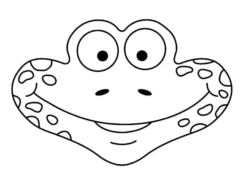Coloriage d'un masque original avec motifs variés