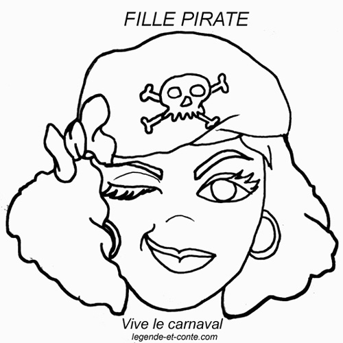 Masque original à colorier avec des motifs variés