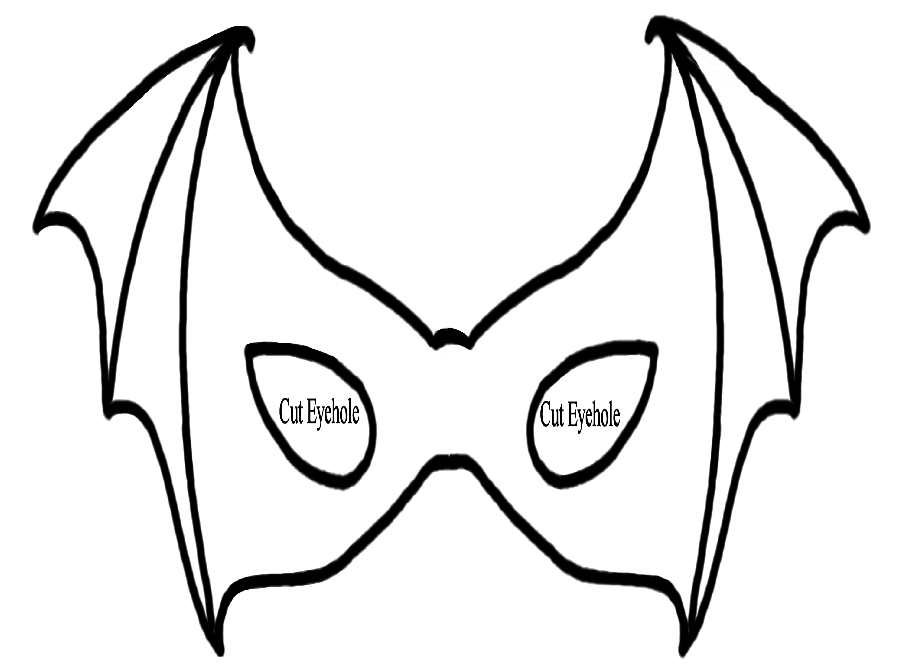 Masque original à colorier avec motifs variés