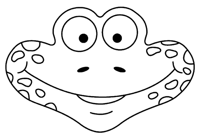 Coloriage d'un masque original avec motifs variés