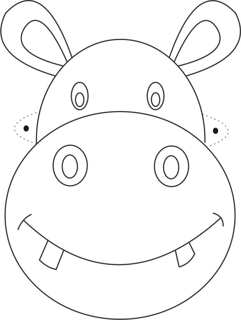 Coloriage d'un masque original avec motifs variés