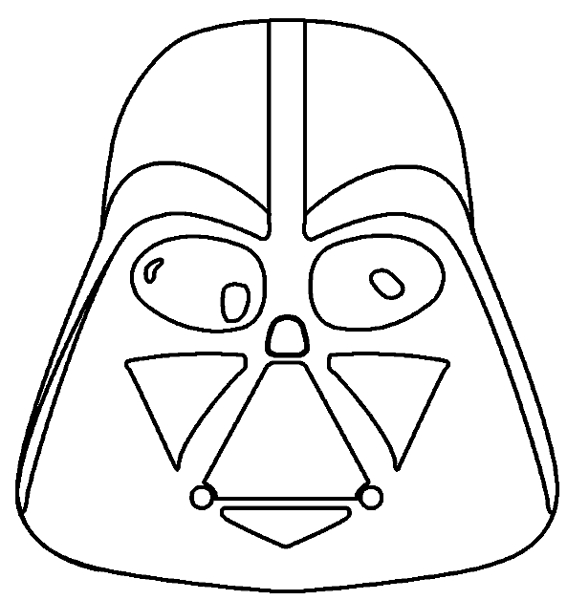 Coloriage d'un masque original avec motifs variés