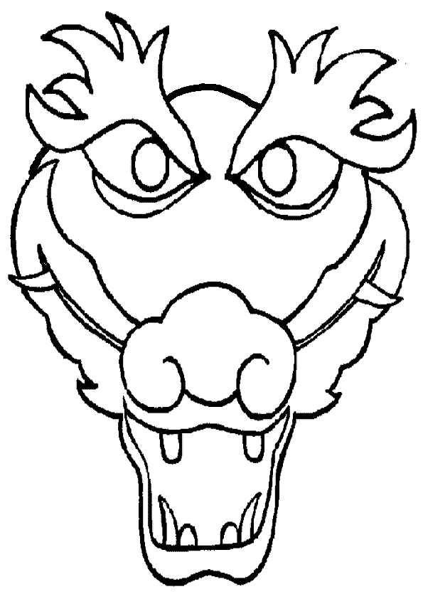 Coloriage d'un masque original avec motifs variés