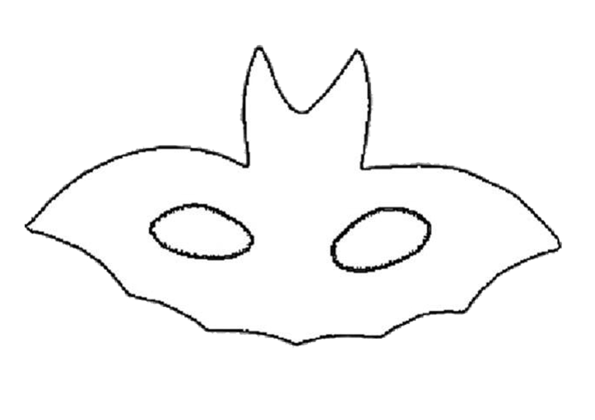 Coloriage d'un masque original avec motifs variés