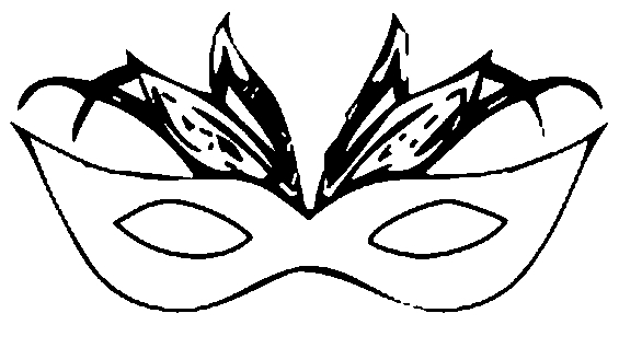 Coloriage d'un masque original avec motifs variés