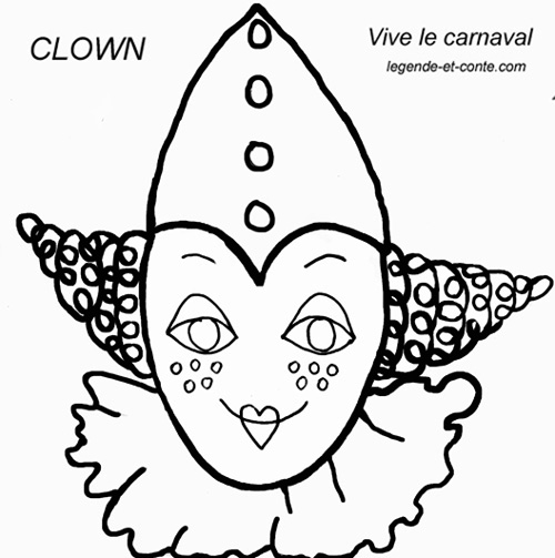 Coloriage d'un masque original ornés de motifs variés