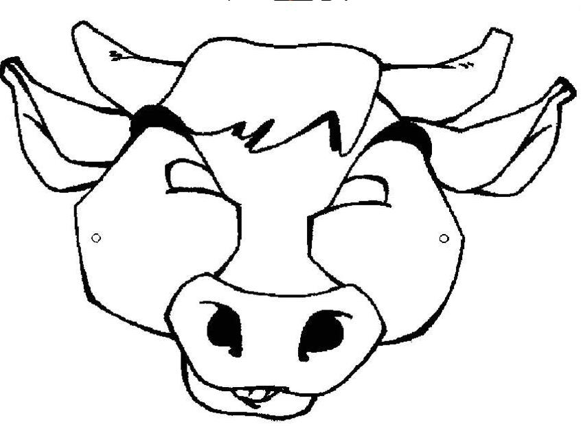 Coloriage d'un masque original avec motifs variés