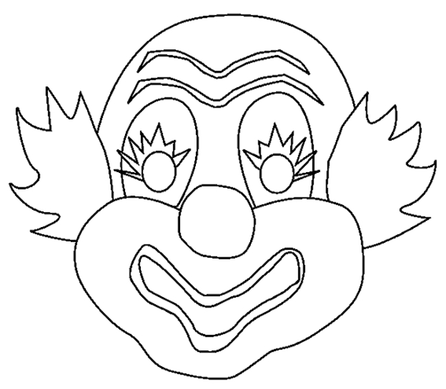 Coloriage d'un masque original avec motifs variés