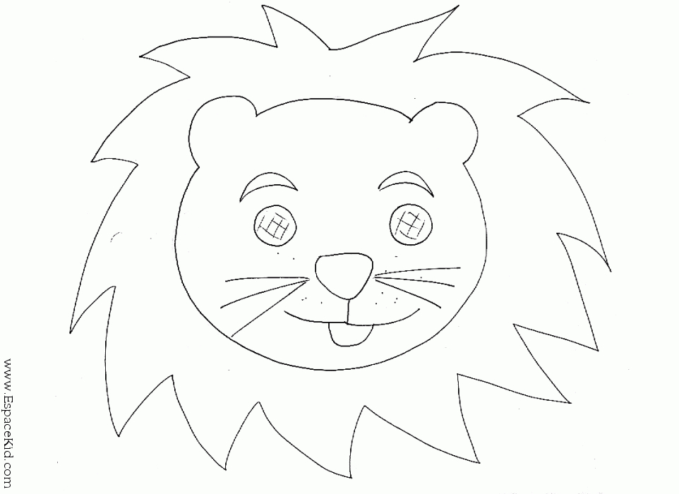 Coloriage d'un masque original à motifs variés