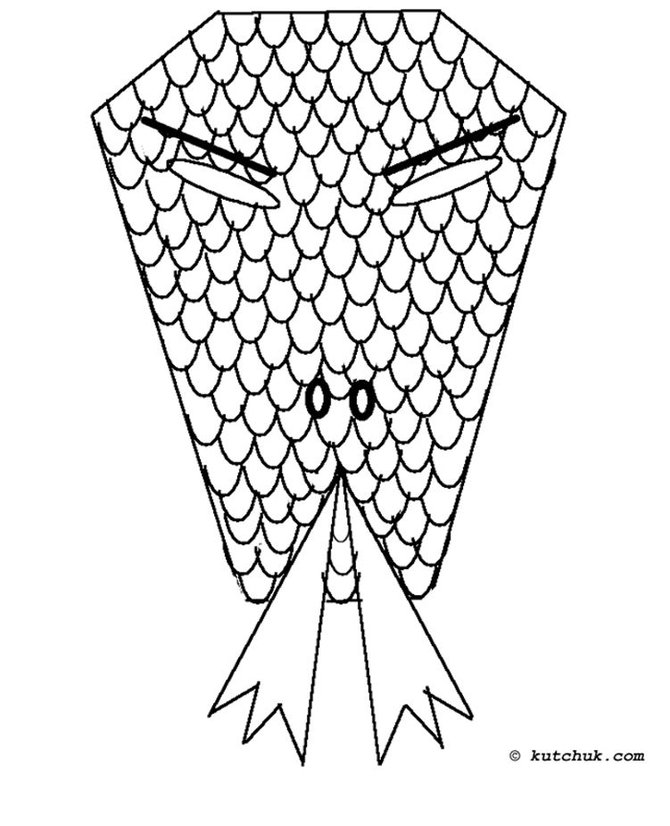 Coloriage d'un masque original avec motifs variés