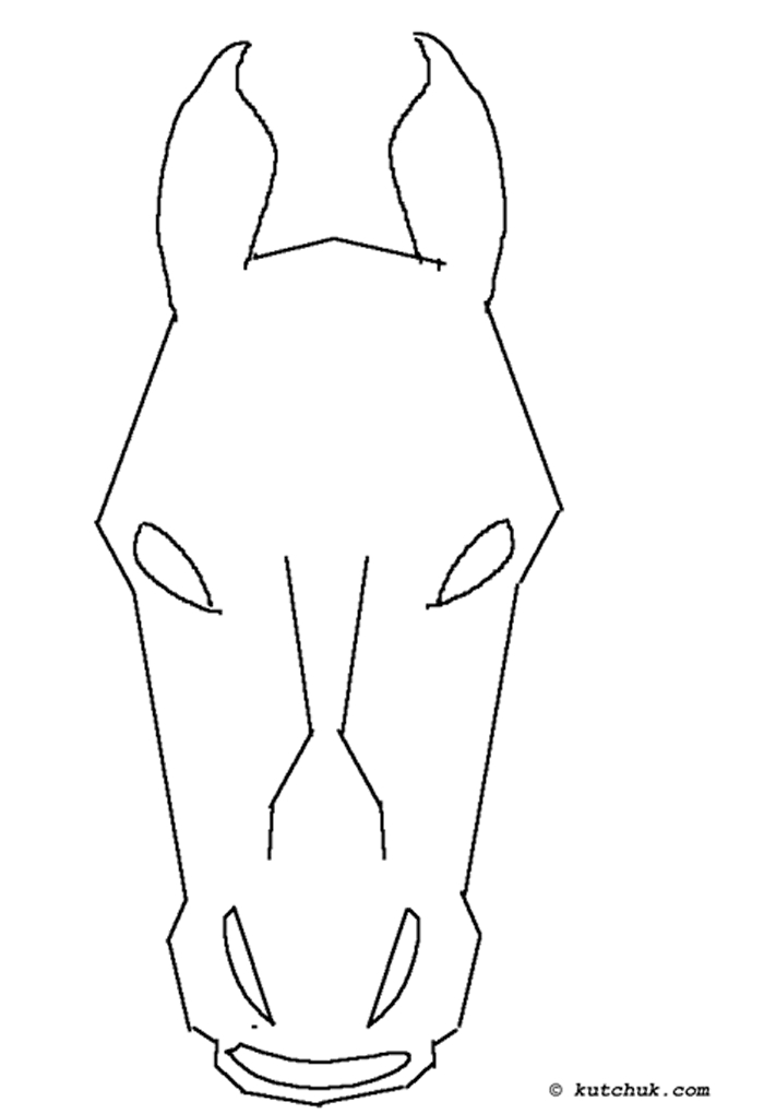 Coloriage d'un masque original avec motifs variés