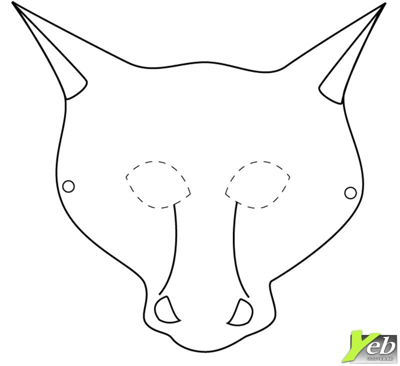 Coloriage d'un masque original avec motifs variés