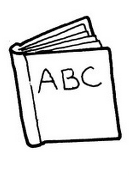 Coloriage d'objets de matériel scolaire sur fond blanc Coloriage d'objets de matériel scolaire sur fond blanc