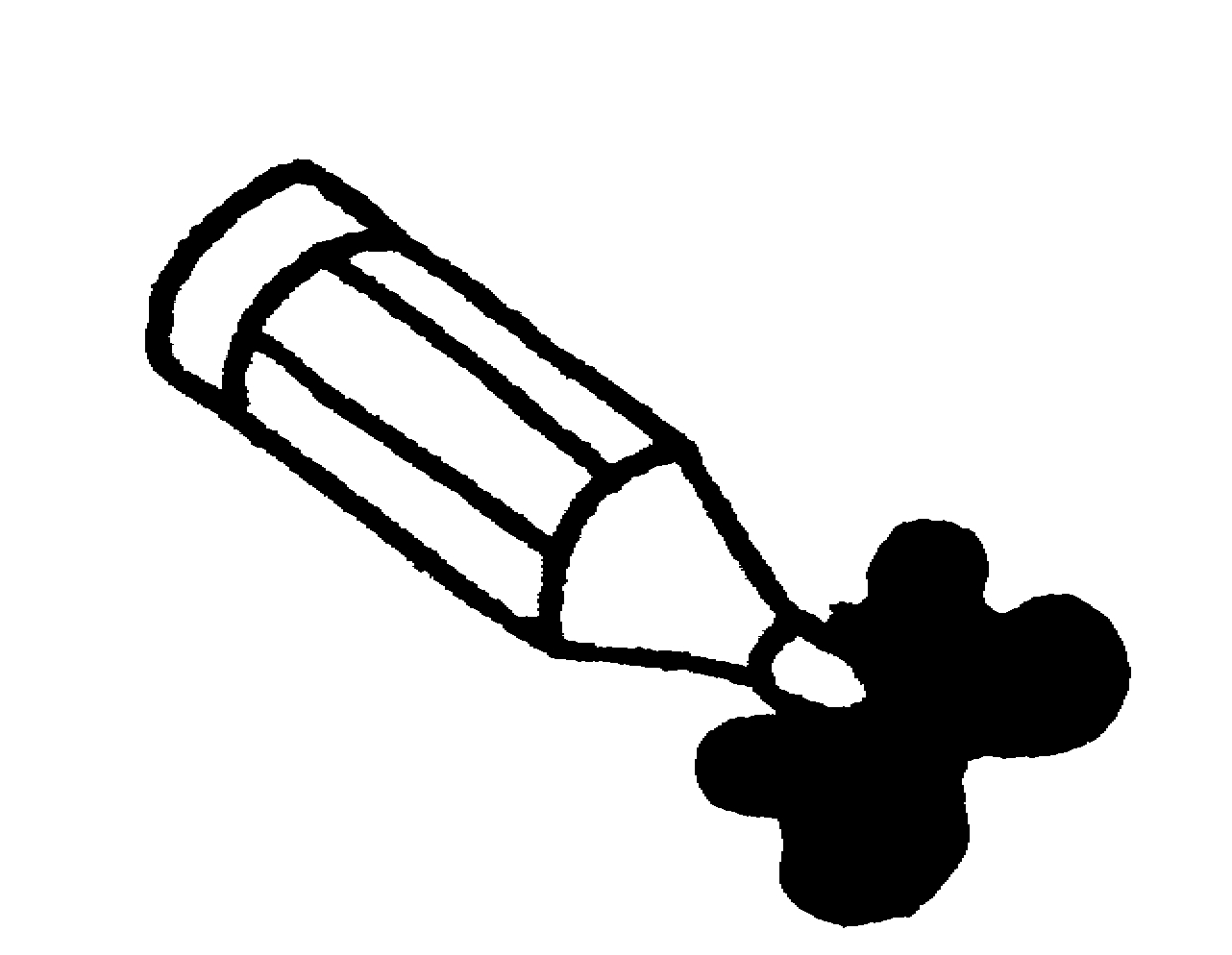Coloriage de matériel scolaire sur une table de travail