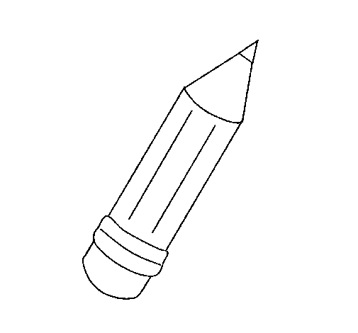 Coloriage de matériel scolaire avec des fournitures variées sur un bureau