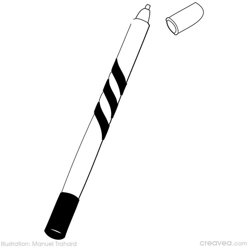 Coloriage de matériel scolaire varié sur un fond simple
