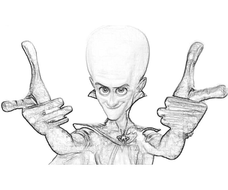 Megamind en pleine action avec son fidèle compagnon