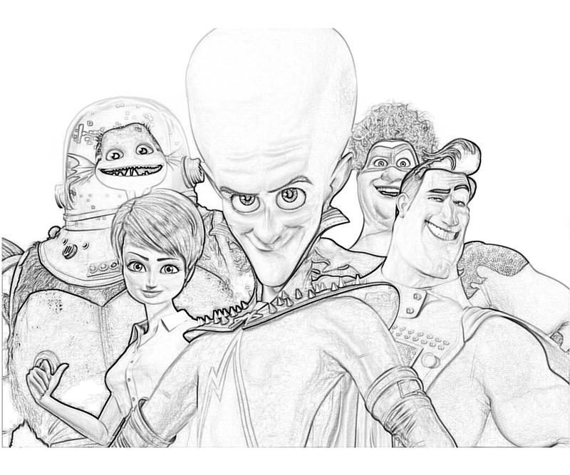 Megamind en pleine action, prêt à conquérir le monde
