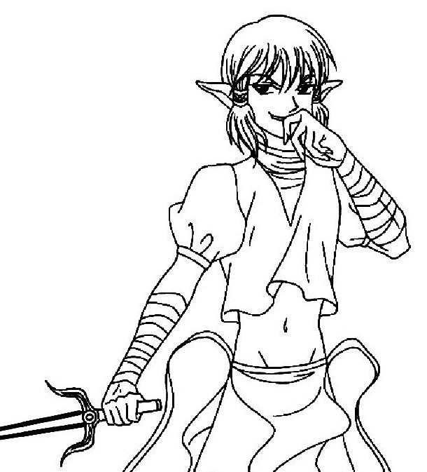 Coloriage de Mew Mew Power en pleine action avec ses amis Coloriage de Mew Mew Power en pleine action avec ses amis