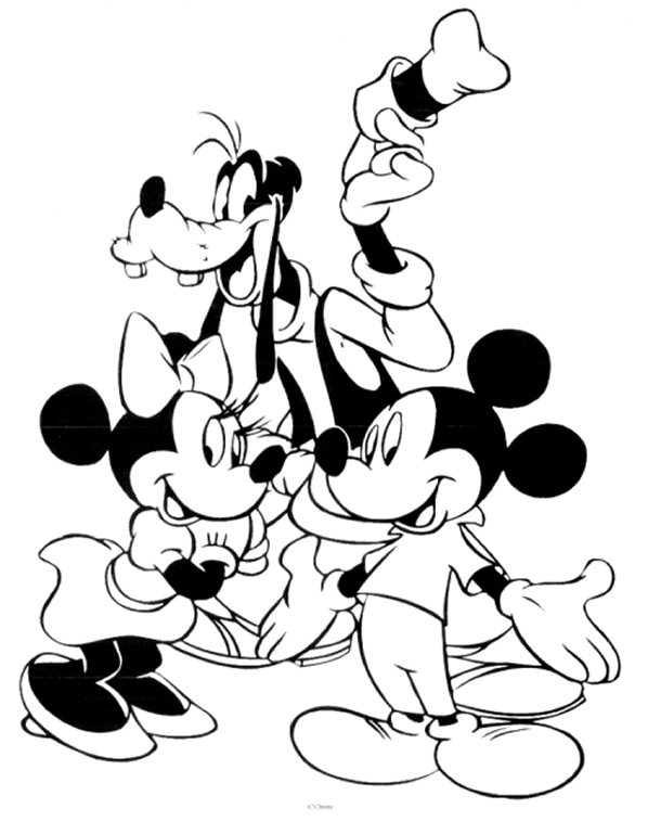 Mickey Mouse en pleine aventure avec un sourire radieux