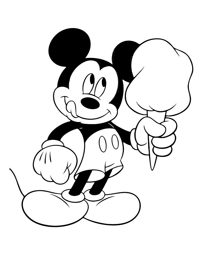 Mickey Mouse en pleine aventure joyeuse dans un décor animé