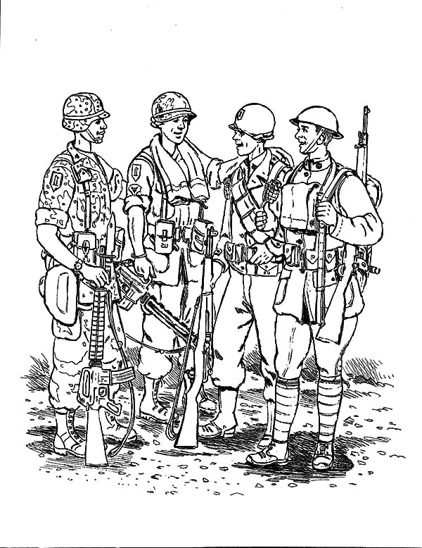 Coloriage Militaire #31473 à imprimer Coloriage Militaire #31473 à imprimer