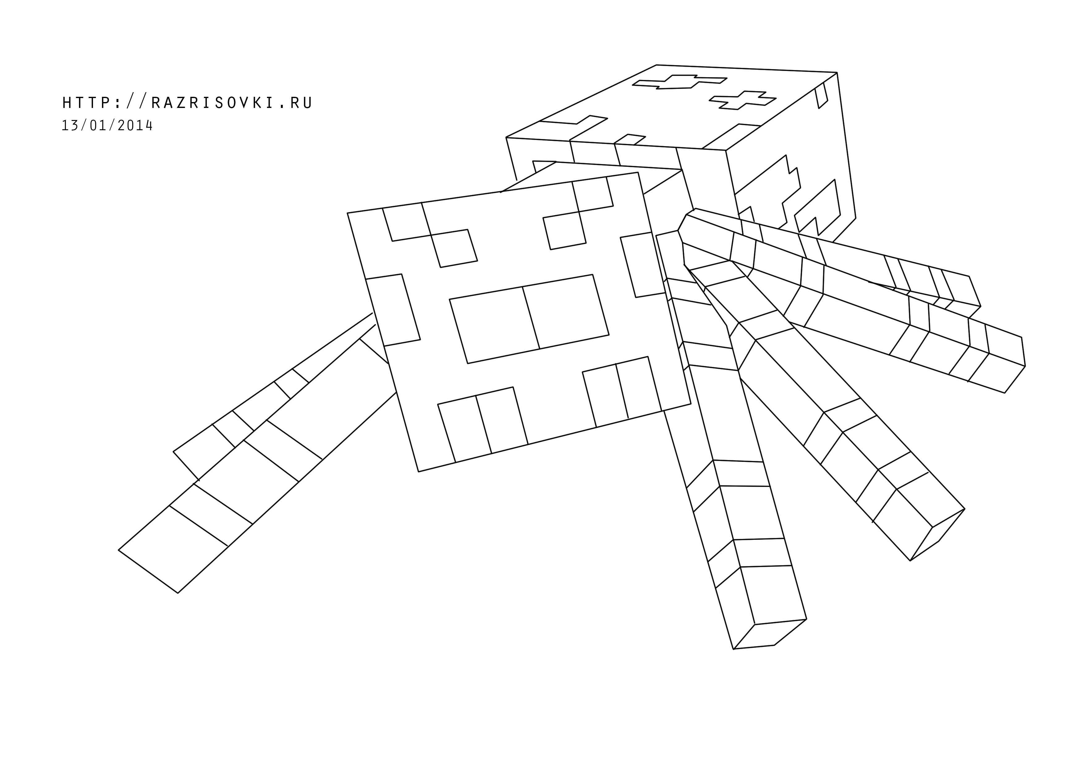 Personnages de Minecraft en pleine aventure dans un décor cubique