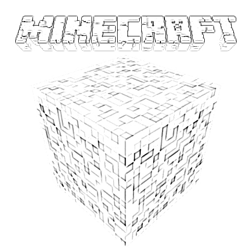 Personnages de Minecraft explorant un paysage pixelisé