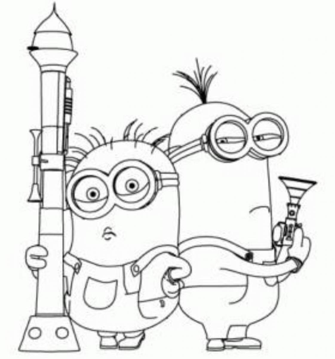 Minions joyeux en pleine aventure dans un décor ludique
