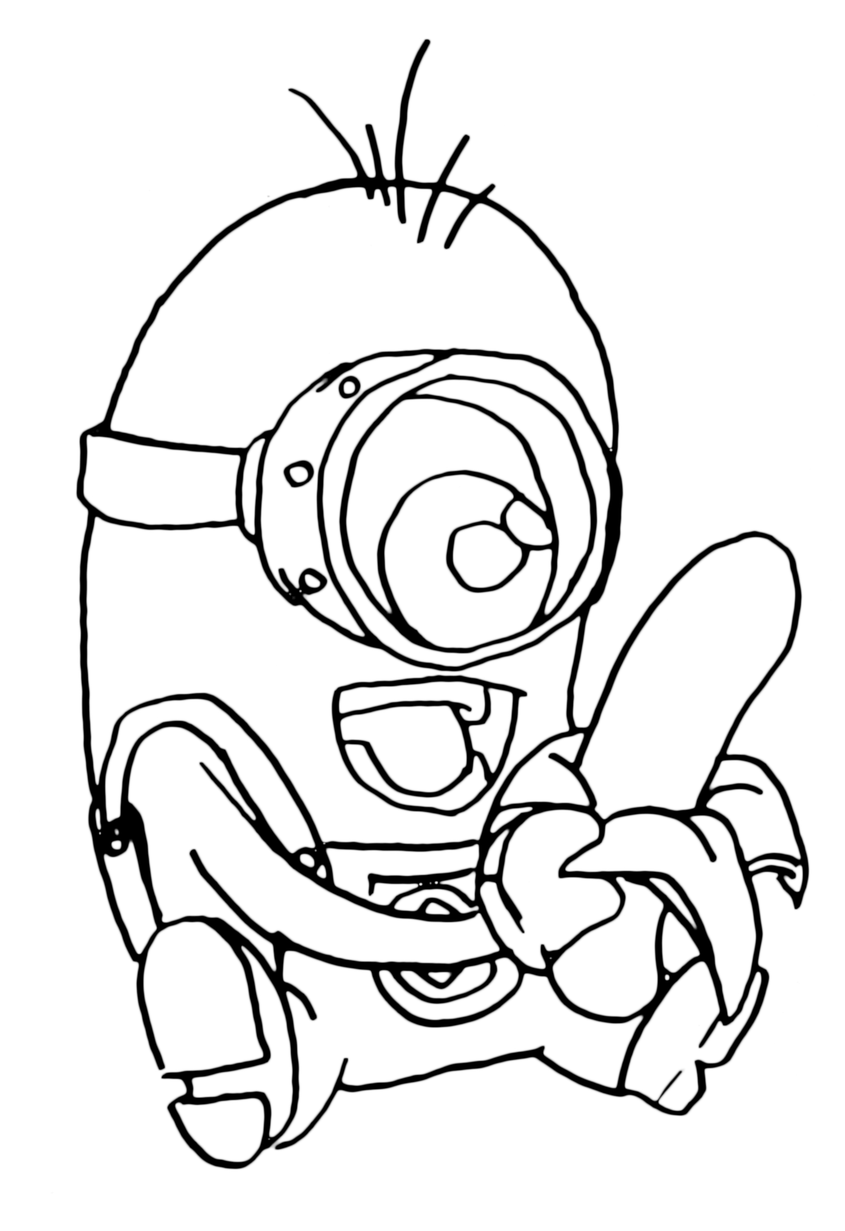 Minions en pleine aventure avec des accessoires amusants
