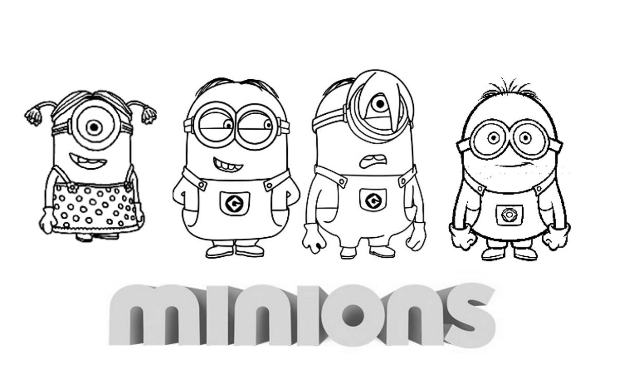 Minions jouant dans un décor ludique