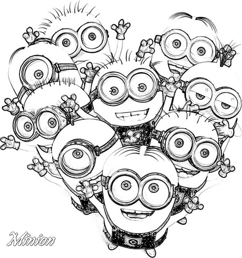 Minions joyeux en pleine aventure sur une planète colorée