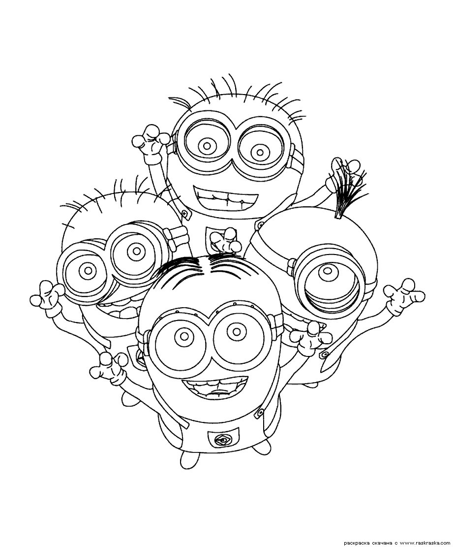 Minions joyeux en pleine activité ludique