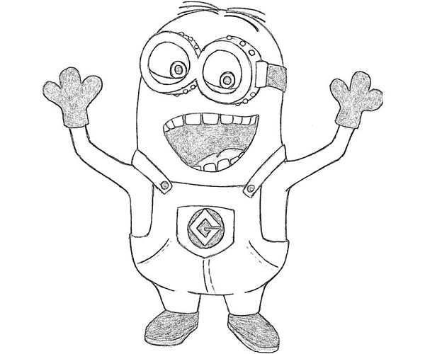 Minions joyeux en train de s'amuser ensemble