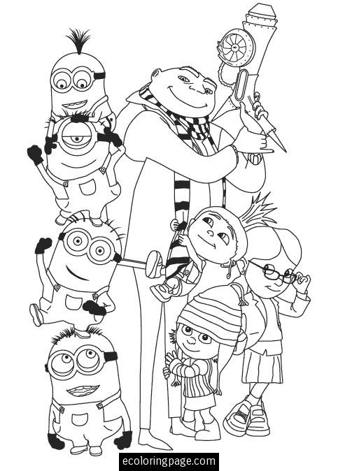 Minions joyeux en pleine activité ludique