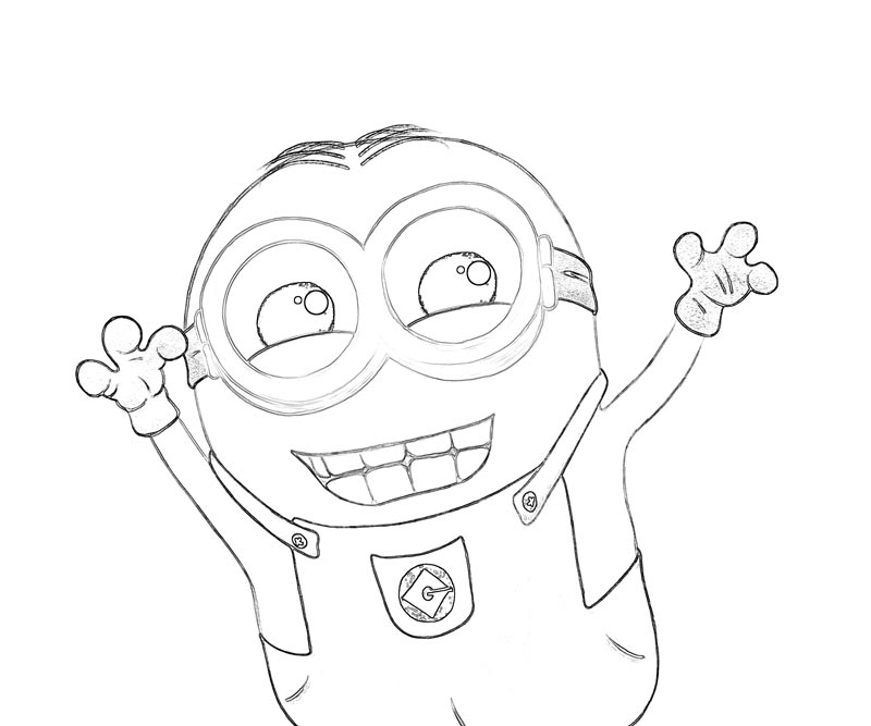 Minions joyeux dans un décor ludique