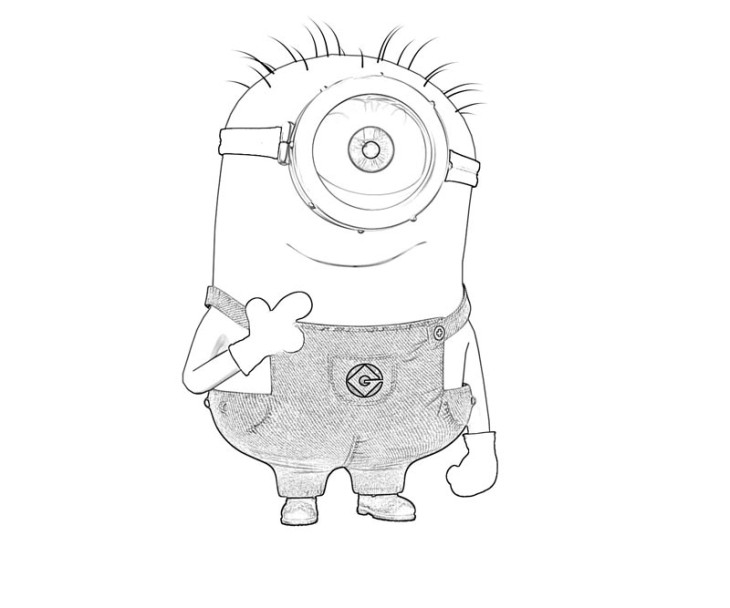 Minions amusants en pleine aventure sur un fond simple