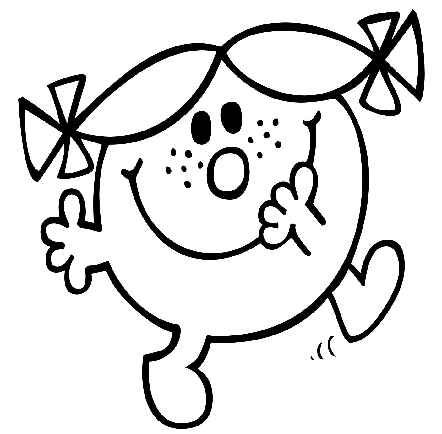 Coloriage de Monsieur Madame dans un cadre ludique Coloriage de Monsieur Madame dans un cadre ludique