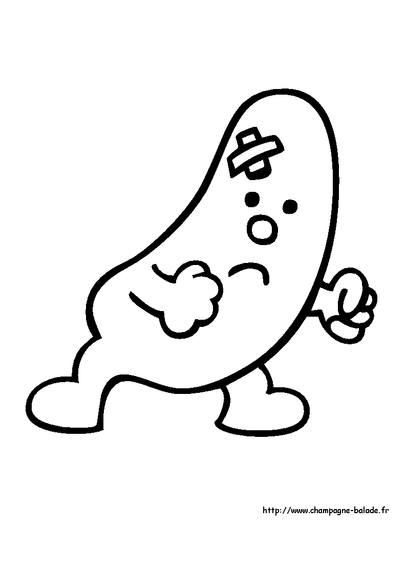 Dessin de Monsieur Madame avec une expression joyeuse dans un décor simple