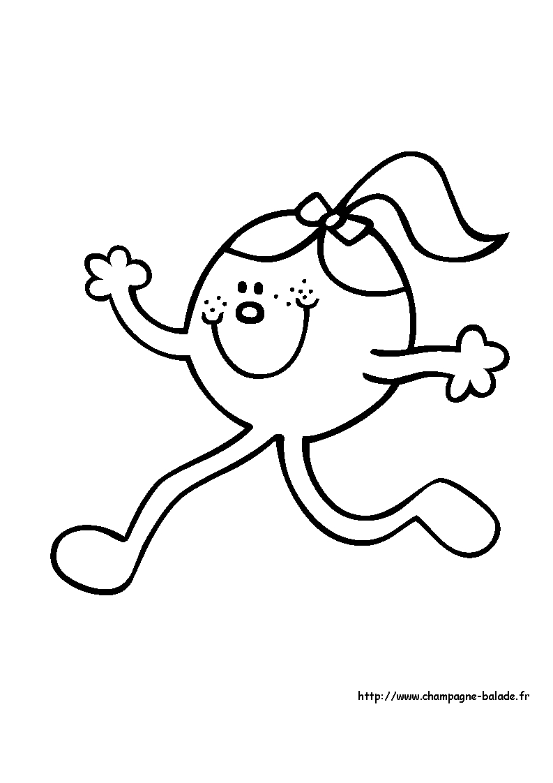 Coloriage de Monsieur Madame en pleine aventure joyeuse