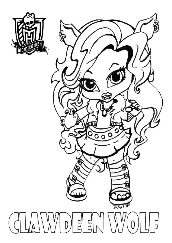 Personnage de Monster High en pleine pose