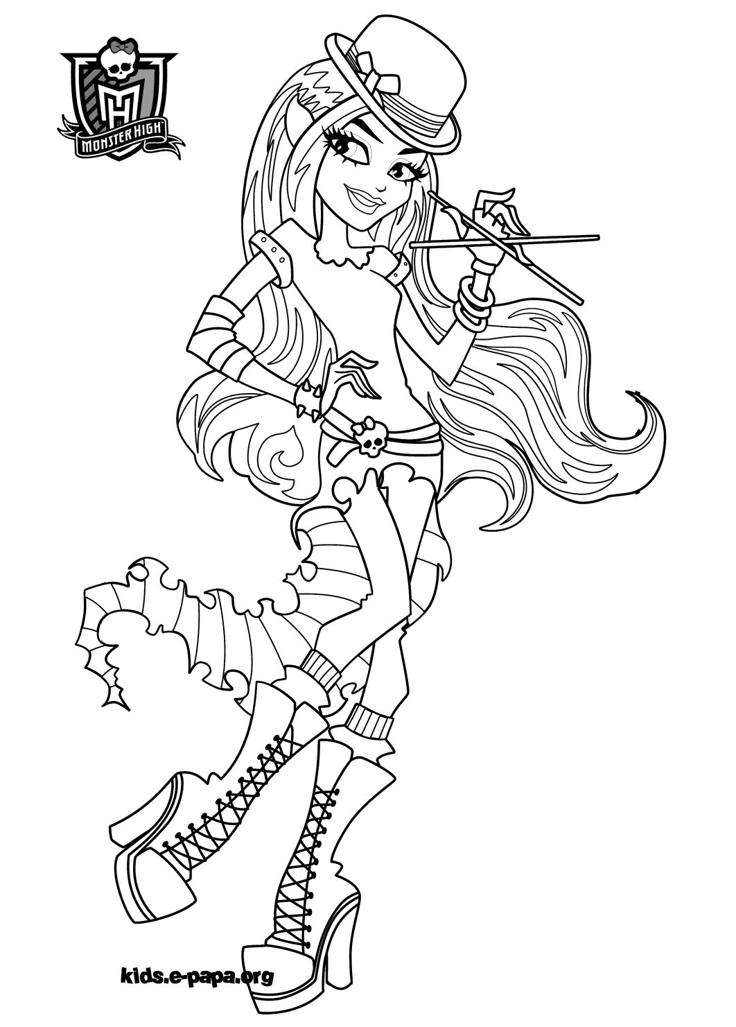Monster High : Une élève en pleine pose stylée