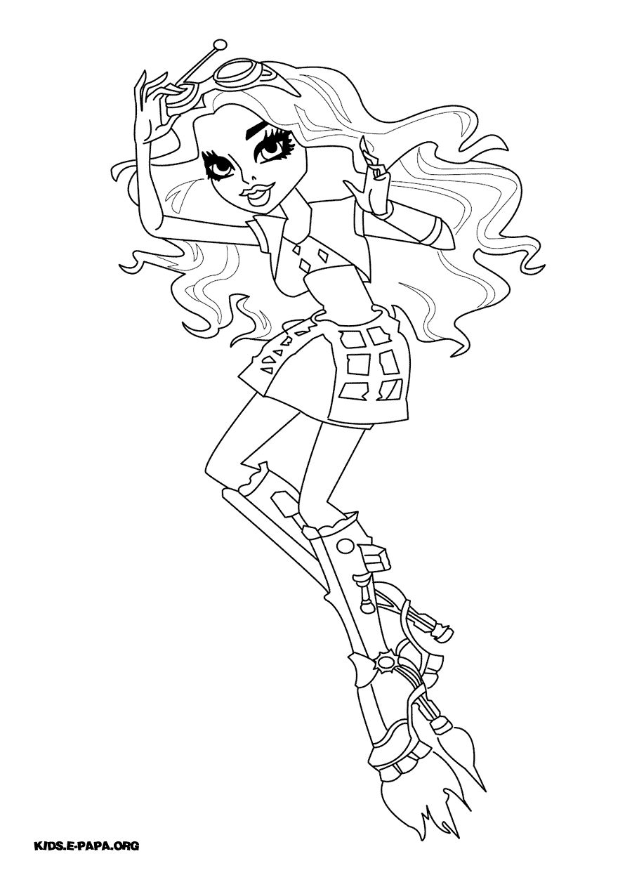 Personnage de Monster High en pleine pose stylée