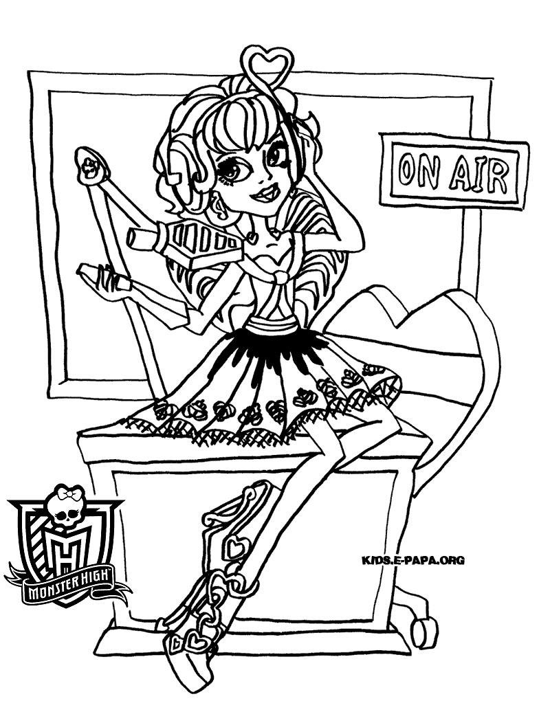 Personnage de Monster High en pleine pose expressive