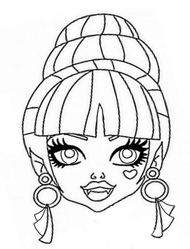Un personnage de Monster High en pleine pose dynamique