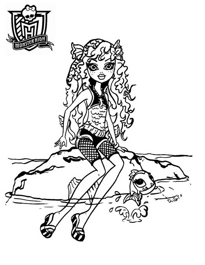 Monster High : une élève en pleine préparation pour une fête