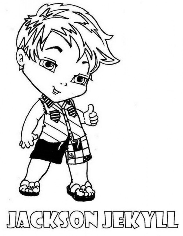 Une jeune créature de Monster High en pleine pose