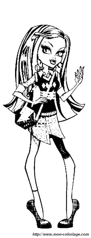 Monster High : une jeune fille en pleine pose fashion